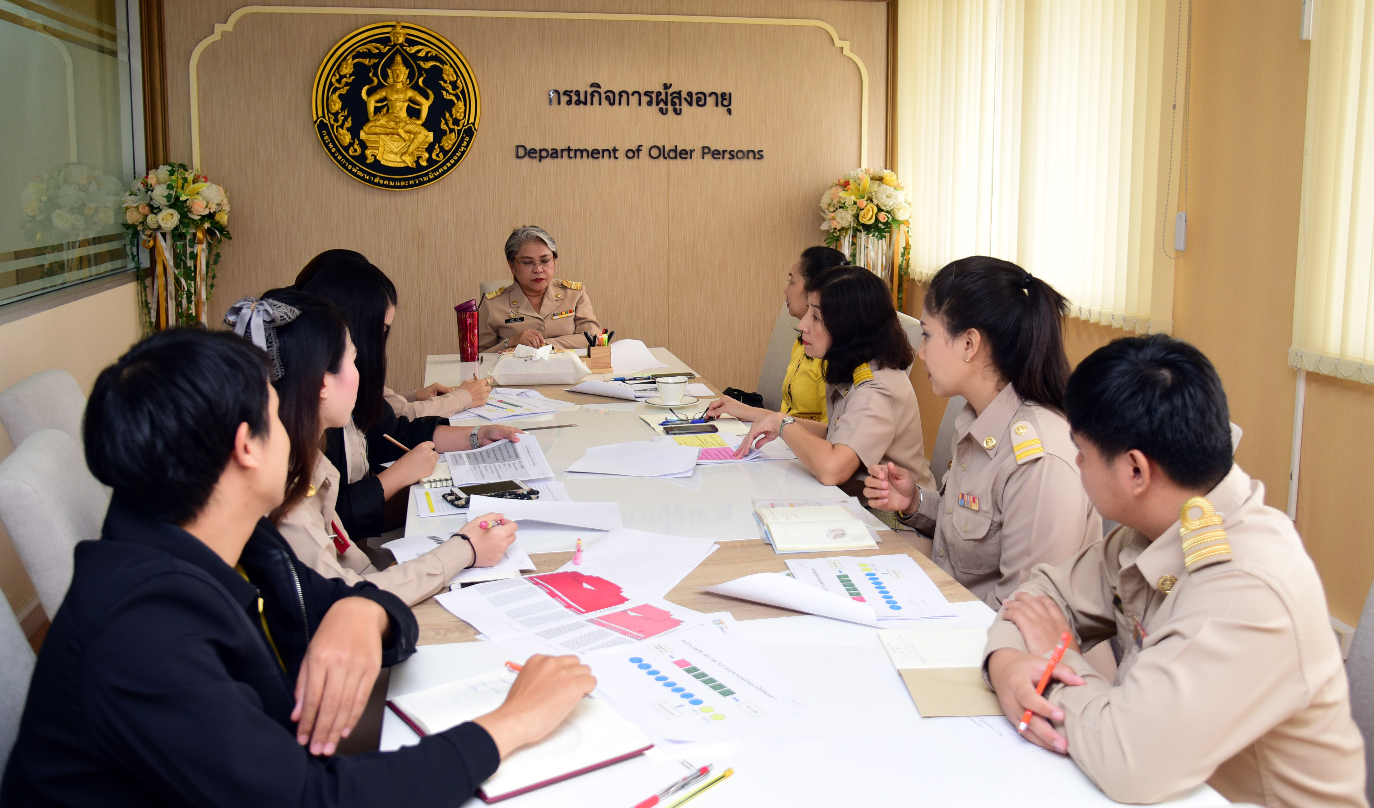 การประชุมคณะทำงานฝ่ายต้อนรับ เพื่อเตรียมการจัดงาน Thailand Social Expo 2019
