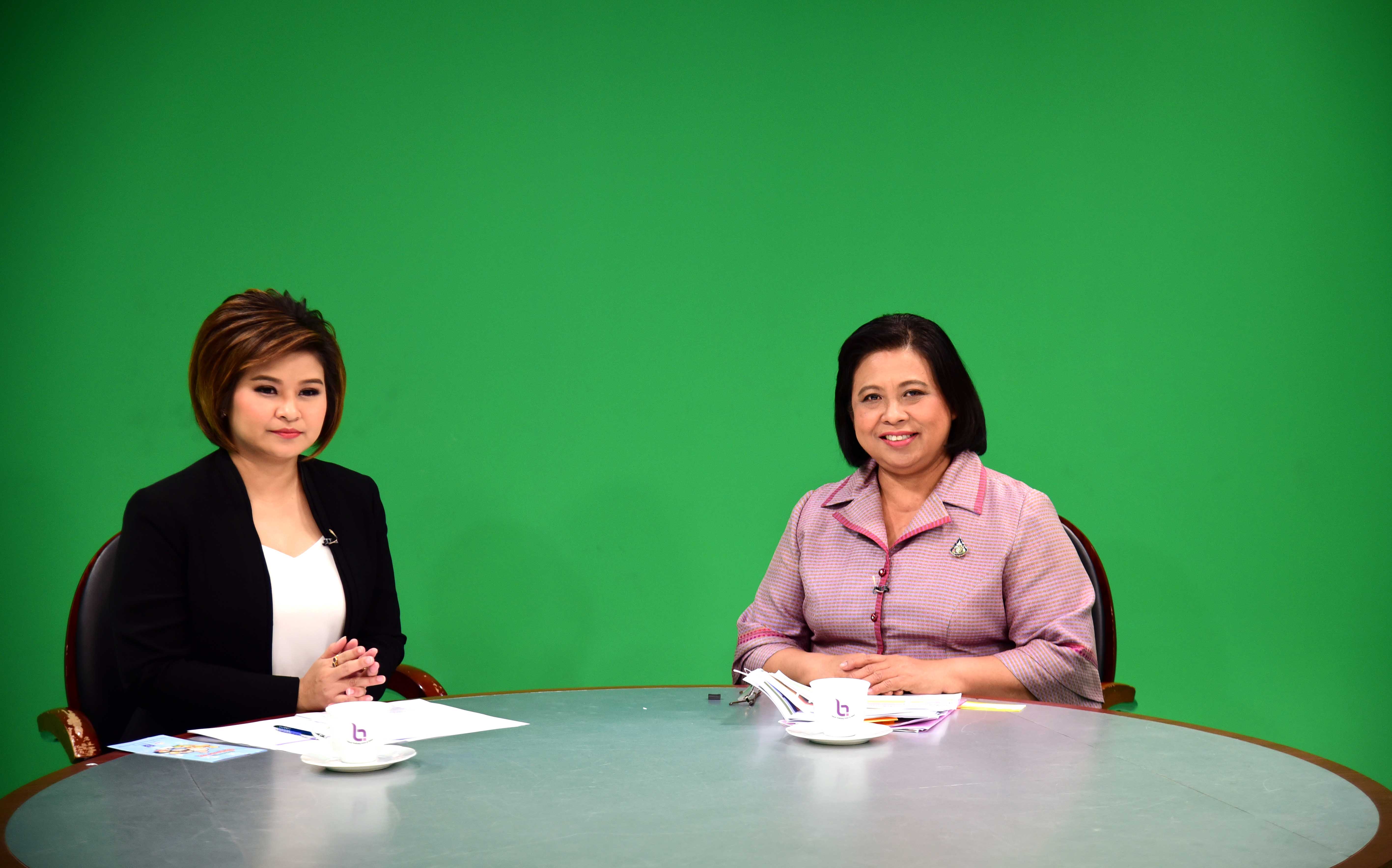 อผส. ร่วมบันทึกเทปรายการ เคลียร์คัดชัดเจน ทางสถานีวิทยุโทรทัศน์แห่งประเทศไทย NBT 